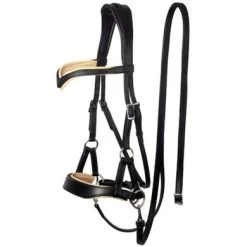 F.R.A. Bitloos Hoofdstel Aruba Side Pull Softleder Teugels Zwart -Paardensport kortingswinkel fra aruba.6bab6b