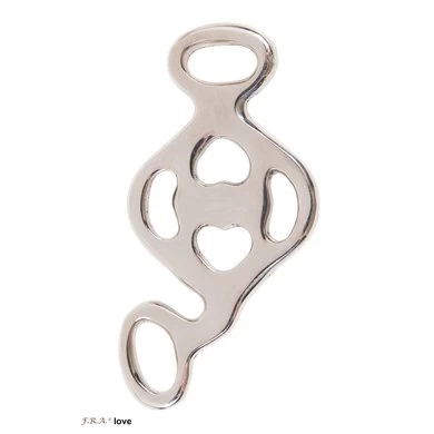 F.R.A. Hackamore Scharen Love Set RVS 10cm 1 F.R.A. Hackamore Scharen Love Set RVS 10cm