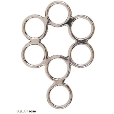 F.R.A. Hackamore Scharen Rose Set RVS 14,5cm 1 F.R.A. Hackamore Scharen Rose Set RVS 14,5cm