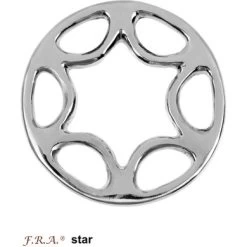 F.R.A. Hackamore Scharen Star Set RVS 8,5cm