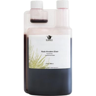 Groene Os Rode Kruiden Elixir Paard & Pony 1L 1 Groene Os Rode Kruiden Elixir Paard & Pony 1L