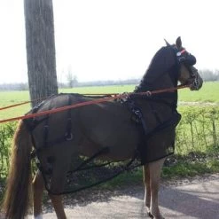 HB Men Vliegendeken Met Hals Zwart