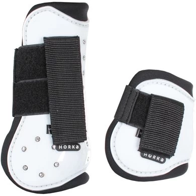 Horka PVC Beenbeschermerset Strass Set 4 Wit 1 Horka PVC Beenbeschermerset Strass Set 4 Wit