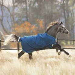 Rhino Original Turnout Lite Navy/Aqua -Paardensport kortingswinkel hw aaba91 baja rhino original turnout lite 5.36519d