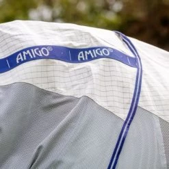 Amigo Zomerdeken Airflow Navy Check/Atlantic Blue -Paardensport kortingswinkel hw afrp9a b5mw 7.3a4c15