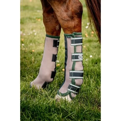 Horseware Flyboots Oatmeal/Sage 2 Horseware Flyboots Oatmeal/Sage - Afbeelding 2