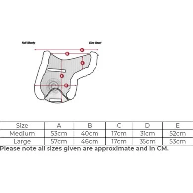 LeMieux Zadelonderlegger Full Monty VZ Numnah Zwart L 2 LeMieux Zadelonderlegger Full Monty VZ Numnah Zwart L - Afbeelding 2