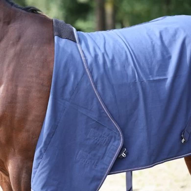 Kavalkade Zomerdeken Cotton Navy 2 Kavalkade Zomerdeken Cotton Navy - Afbeelding 2