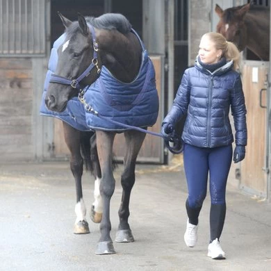 Kavalkade Deken Halifax 2in1 400g Navy 3 Kavalkade Deken Halifax 2in1 400g Navy - Afbeelding 3