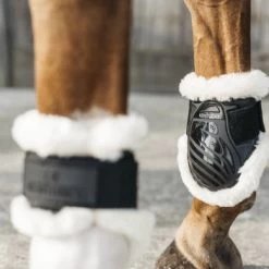 Kentucky Horsewear Kentucky Strijklappen Young Horse Vegan Sheepskin Zwart