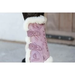 Kentucky Horsewear Kentucky Peesbeschermers Bamboo Elastic Velvet Vegan Bont Oud Roze -Paardensport kortingswinkel kentucky 179a4118.513a97