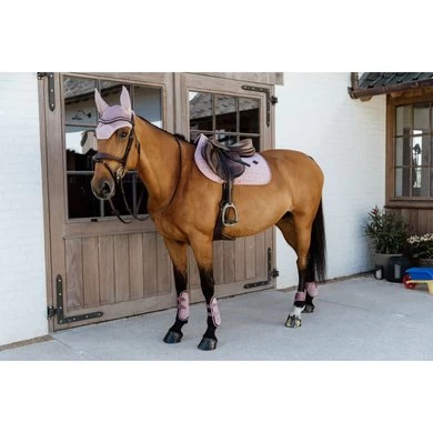 Kentucky Horsewear Kentucky Kogelbeschermer Young Horse Velvet Oud Roze 5 Kentucky Horsewear Kentucky Kogelbeschermer Young Horse Velvet Oud Roze - Afbeelding 5