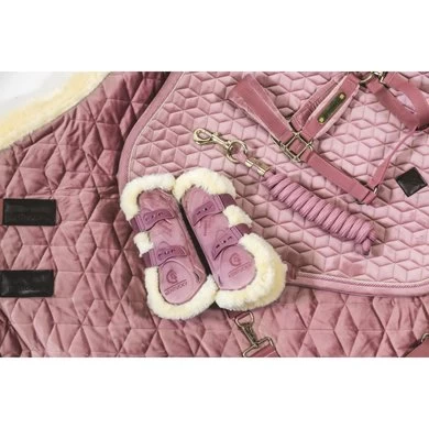 Kentucky Horsewear Kentucky Kogelbeschermer Young Horse Velvet Vegan Bont Oud Roze 8 Kentucky Horsewear Kentucky Kogelbeschermer Young Horse Velvet Vegan Bont Oud Roze - Afbeelding 8
