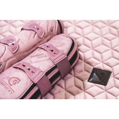 Kentucky Horsewear Kentucky Kogelbeschermer Young Horse Velvet Oud Roze 7 Kentucky Horsewear Kentucky Kogelbeschermer Young Horse Velvet Oud Roze - Afbeelding 7