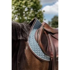 Kentucky Horsewear Kentucky Spring Zadeldekje Classic Leer Dusty Blue -Paardensport kortingswinkel kentucky 485a1282.22262e