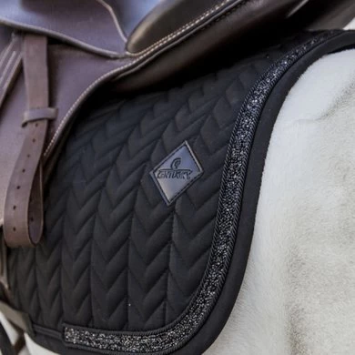 Kentucky Horsewear Kentucky Zadeldekje Glitter Stone Springen Zwart 5 Kentucky Horsewear Kentucky Zadeldekje Glitter Stone Springen Zwart - Afbeelding 5