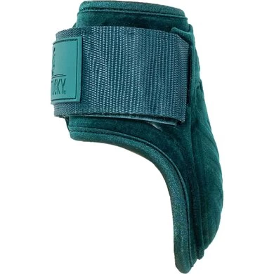 Kentucky Horsewear Kentucky Kogelbeschermer Young Horse Velvet Donker Groen 3 Kentucky Horsewear Kentucky Kogelbeschermer Young Horse Velvet Donker Groen - Afbeelding 3