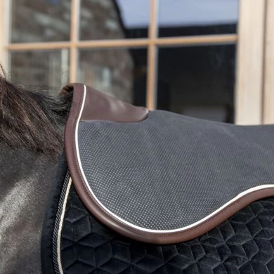 Kentucky Horsewear Kentucky Zadelonderlegger Halfpad Absorb Black/White/Bruin 2 Kentucky Horsewear Kentucky Zadelonderlegger Halfpad Absorb Black/White/Bruin - Afbeelding 2