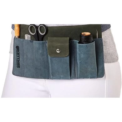 Kettner Quality Products Vlechttas Classic Blauw/Groen 1 Kettner Quality Products Vlechttas Classic Blauw/Groen