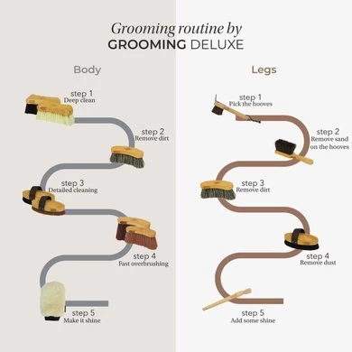 Grooming Deluxe By Kentucky Borstel Middle M Bruin 7 Grooming Deluxe By Kentucky Borstel Middle M Bruin - Afbeelding 7