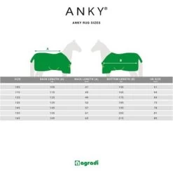 Anky Zomerdeken Cool Net Navy 115/155 -Paardensport kortingswinkel maattabel rugsizes anky.a4e894