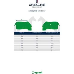 Kingsland Showdeken Classic Fleece Navy -Paardensport kortingswinkel maattabel rugsizes kingsland stal regen outdoor.d56d26