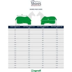 Shires Vliegendeken Highlander Plus Waterproof Blauw -Paardensport kortingswinkel maattabel rugsizes shires.7ccddd