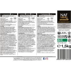 NAF BLN -Paardensport kortingswinkel naf blk r01 15kg back.de3b43