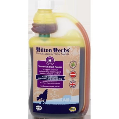 Hilton Herbs Turmeric & Black Pepper 500ml 1 Hilton Herbs Turmeric & Black Pepper 500ml
