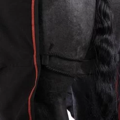 Rambo Ionic Stable Sheet Black/Black & Orange Stripe -Paardensport kortingswinkel productagradi 441124881 3.6ad132