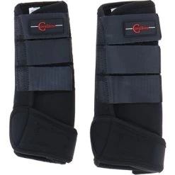 KERBL Covalliero Peesbeschermers Synthetisch Set Van 4 Zwart