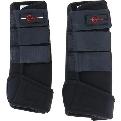 KERBL Covalliero Peesbeschermers Synthetisch Set Van 4 Zwart 1 KERBL Covalliero Peesbeschermers Synthetisch Set Van 4 Zwart