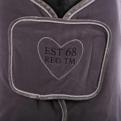 Cavallino Marino Zweetdeken Piemont Donkergrijs 115/165 2 Cavallino Marino Zweetdeken Piemont Donkergrijs 115/165 - Afbeelding 2