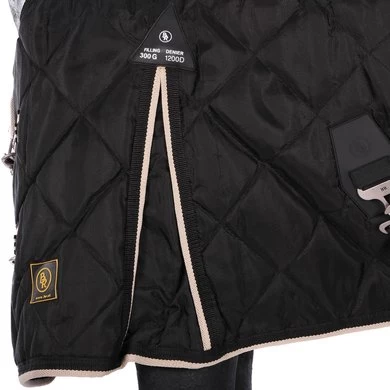 BR Staldeken Classic 1200D - 300g Zwart 4 BR Staldeken Classic 1200D - 300g Zwart - Afbeelding 4