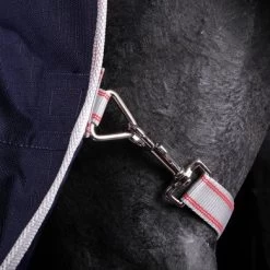 Weatherbeeta Lite Turnout Rug Plus Combo Neck Comfitec Essential 50g Navy/Silver/Red -Paardensport kortingswinkel productagradi 44638420 5.212051