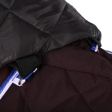 Weatherbeeta Heavy Stable Rug Comfitec Comfitec 1000D Diamond Quilt Detach-A-Neck 360g Charcoal/Blue/White 6 Weatherbeeta Heavy Stable Rug Comfitec Comfitec 1000D Diamond Quilt Detach-A-Neck 360g Charcoal/Blue/White - Afbeelding 6