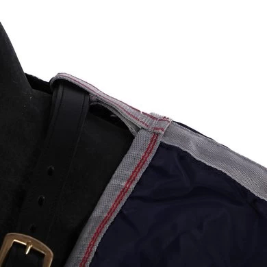 Weatherbeeta Combo Neck Medium Lite Stable Rug Comfitec 210D Channel Quilt 50g Navy/Silver/Red 4 Weatherbeeta Combo Neck Medium Lite Stable Rug Comfitec 210D Channel Quilt 50g Navy/Silver/Red - Afbeelding 4