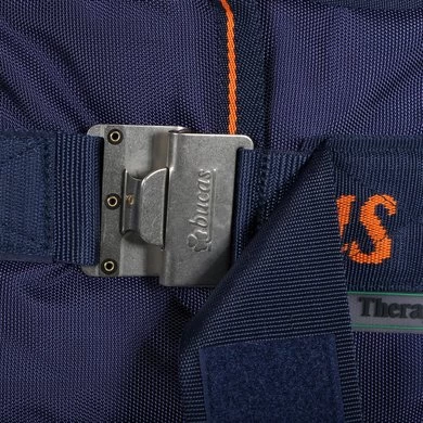 Bucas Outdoordeken Therapy Turnout 300g Navy/Orange 4 Bucas Outdoordeken Therapy Turnout 300g Navy/Orange - Afbeelding 4