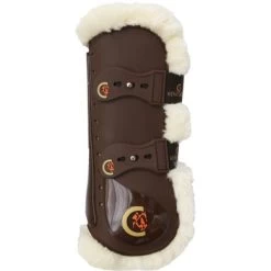 Kentucky Horsewear Kentucky Peesbeschermers Sheepskin Elastic Bruin Full -Paardensport kortingswinkel productkentucky 88597 05.029f13