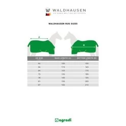 Waldhausen Vliegendeken Fleece Comfort Grijs -Paardensport kortingswinkel rugsizes waldhausen.d3610c 2