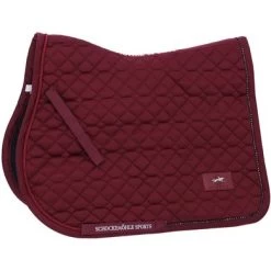 Schockemöhle Zadeldek Crystal Brilliance Springen Dark Cherry Full