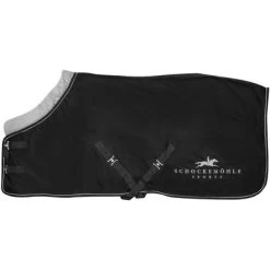 Schockemöhle Zweetdeken Premium Comfy Fleece Cool Black 145/195 -Paardensport kortingswinkel schockemohle 1730 00043 premium comfy rug style cool black.fb15f4