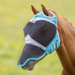 Shires Vliegenmasker Met Neusflap En Zonder Oren Teal