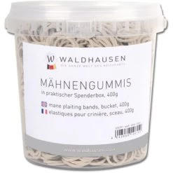 Waldhausen Manenelastiekjes In Emmer Wit 400g