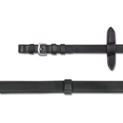 Waldhausen Teugel X-Line Leder Extra Lang Zwart 166cm