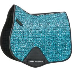 Weatherbeeta Zadeldekje Prime Leopard Veelzijdigheid Turquoise Luipaard