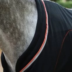Weatherbeeta Standard Neck Therapy-Tec Fleece Black/Silver/Red -Paardensport kortingswinkel wb 812728 wb therapy tec flc stn cuff image feature.5816e9