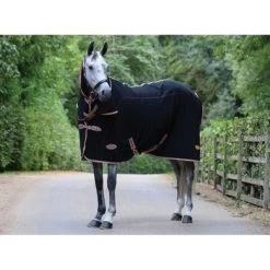 Weatherbeeta Fleece Combo Neck Therapy-Tec Black/Silver/Red -Paardensport kortingswinkel weatherbeeta 812720 wb therapy tec flc cmb stand3 image lifestyle.8e75aa
